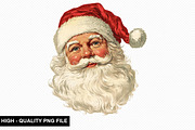 Vintage Santa Clipart Bundle, an Illustration by crative8112 (Thumbnail 9 of 11)