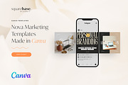 Marketing Canva Templates, a Social Media Template by Squarebase Templates (Thumbnail 1 of 5)