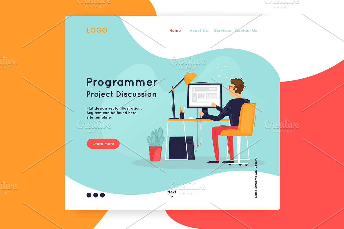 landing page, an App Template by Podis (Photo 16 of 16)