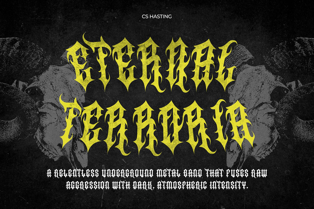 CS Hastings – Blackletter Font, a Blackletter Font by Craft Supply Co. (Photo 4 of 8)