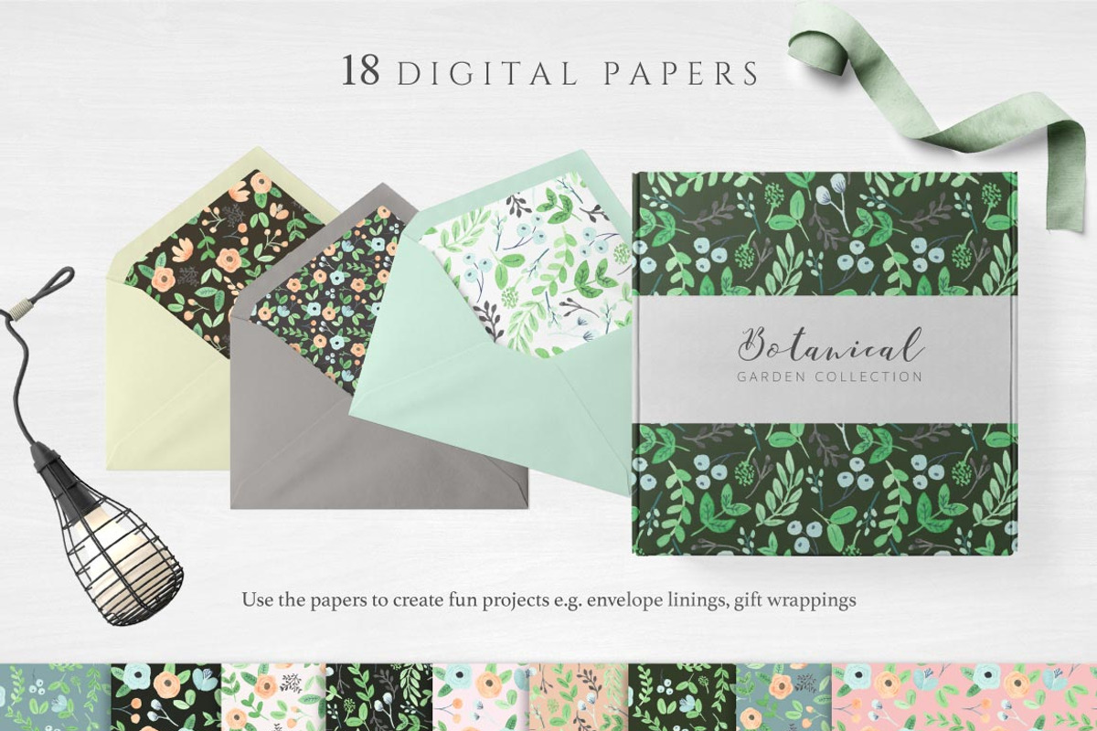 Dear Baby Watercolor Florals & Leaf, an Illustration by Momo Studio (Photo 9 of 14)