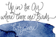 Luba Luft Regular, a Script Font by Julia Bausenhardt (Thumbnail 3 of 5)