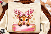 Custom Name Reindeer Christmas, a Seasonal Illustration by designcity5 (Thumbnail 1 of 4)
