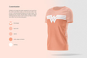 Women's T-shirt Animated Mockup, a Shirt Mockup by rebrandy (Thumbnail 6 of 11)