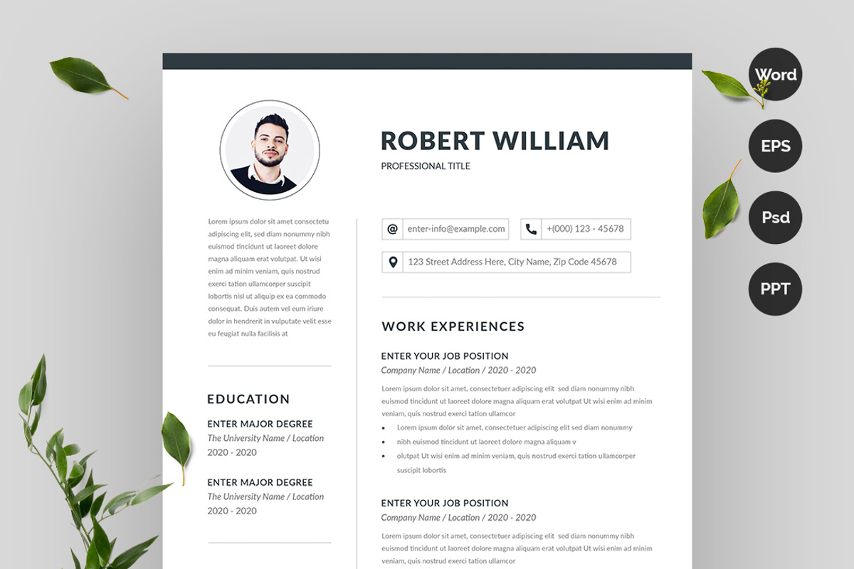 Resume/CV, a Resume Template by Aspect_Studio (Photo 1 of 4)
