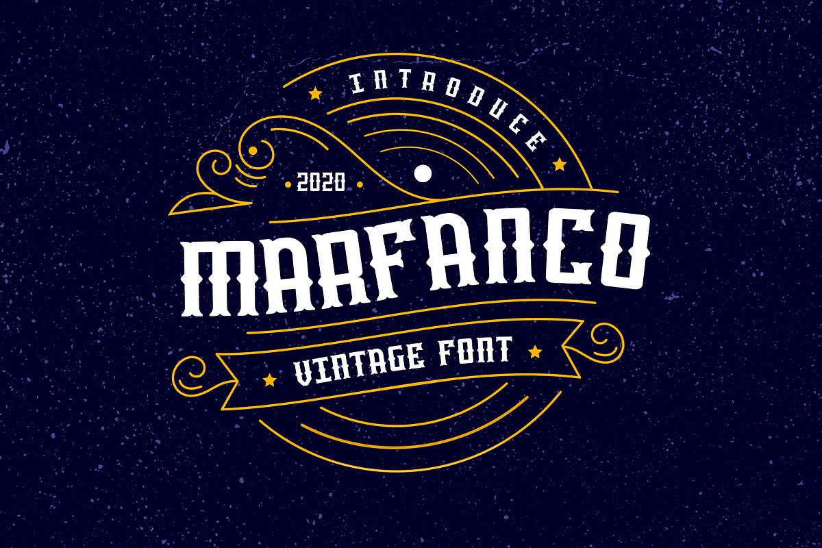 Marfanco Serif Display Font, a Serif Font by UICreative (Photo 1 of 5)