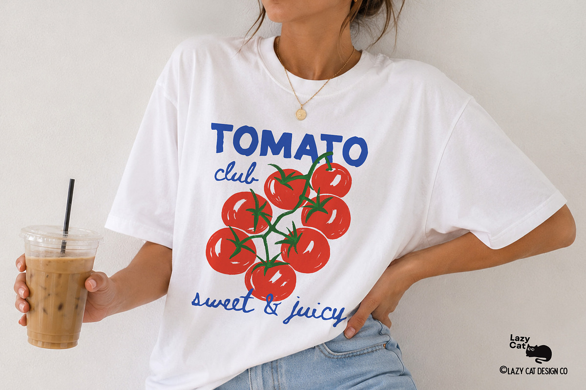 Summer Tomato Collection, an Object Graphic by Lazy Cat (Photo 3 of 8)