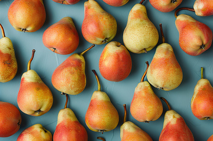 Ripe pears on dark background, a Food & Drink Photo by AlyaAnd