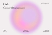 Circle Grainy Gradient Backgrounds, an Object Graphic by Love Radiation Studio (Thumbnail 8 of 18)