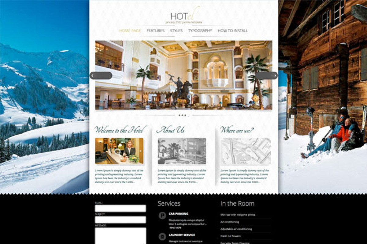 Hot Hotel, a Websites & App Template by hot-themes (Photo 3 of 5)