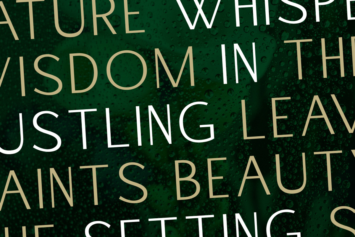 Dahaga – Modern Stylish Sans Serif, a Sans Serif Font by Vadovastd (Photo 3 of 7)