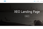 Xeo Landing Page, a Bootstrap Template by Agile UI (Thumbnail 1 of 2)