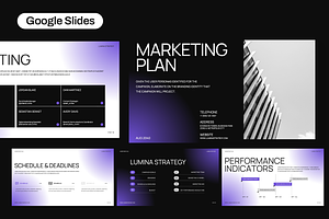 Marketing Strategy Plan Googleslides