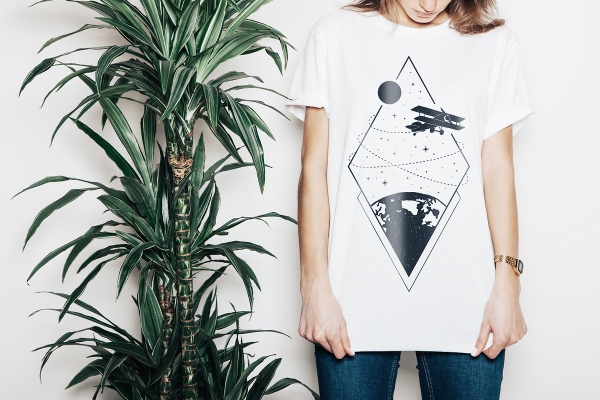 Wanderlust. 15 Double Exposure Logos, a Branding & Logo Template by Cosmic Store (Photo 9 of 14)