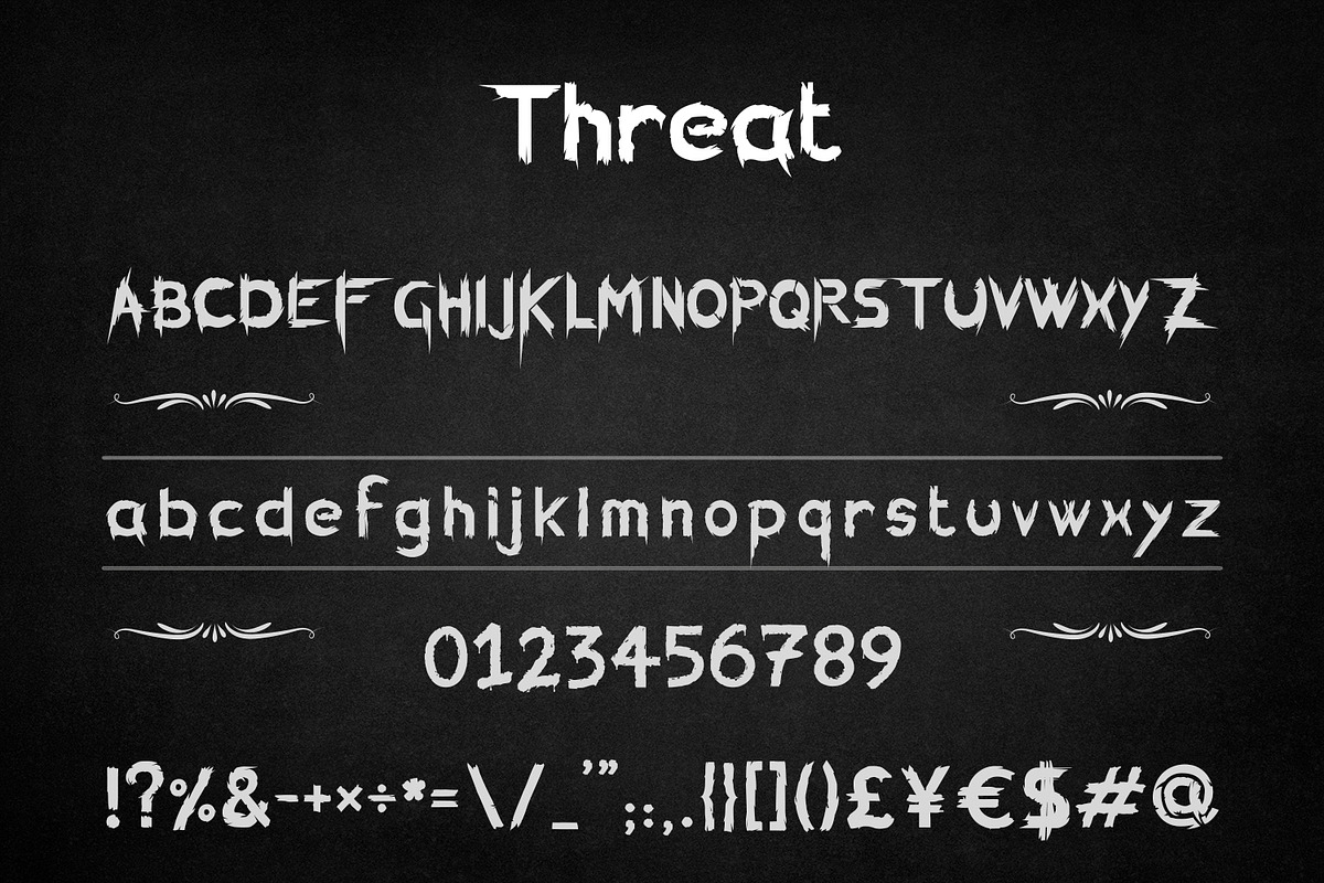 Threat - Grunge Brush Font, a Handwritten Font by OWPictures (Photo 10 of 10)