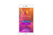 Humble - Psd mobile sign up, an iPhone Mockup by Musama (Thumbnail 2 of 2)
