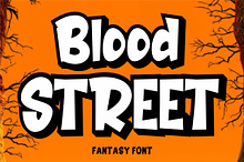 Blood Street - Display Font