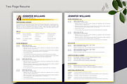 ATS Resume CV Word & Google Docs 44, a Resume Template by MrCam Template Resume|CV (Thumbnail 3 of 8)