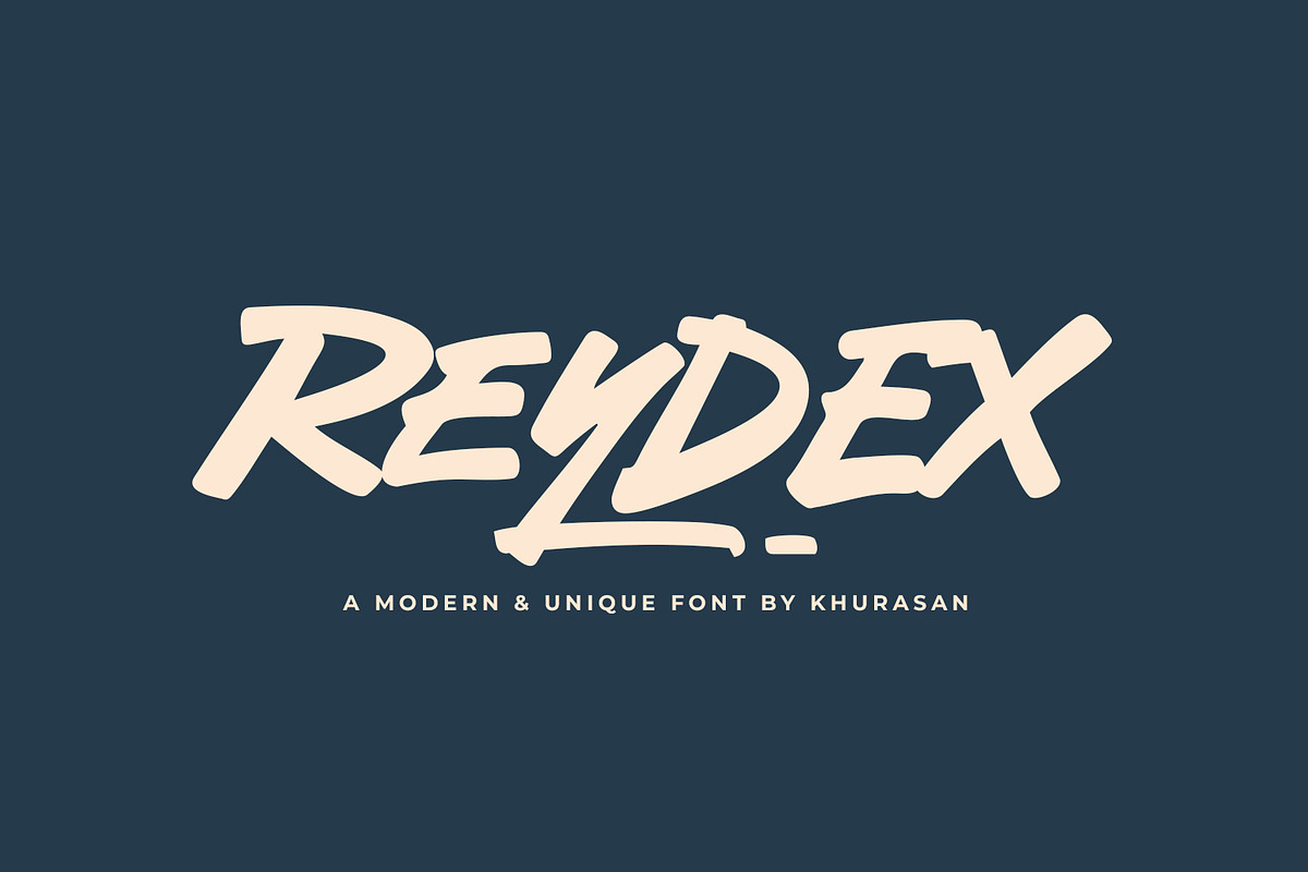 Reydex, a Script Font by khurasan (Photo 1 of 7)