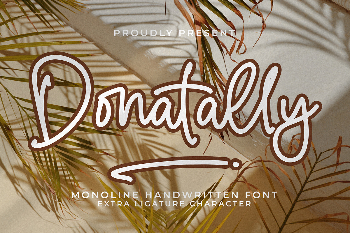 Donatally, a Handwritten Font by Integritype Studio (Photo 1 of 15)