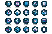 100 Web Hosting Flat Icons, an Outline Icon by Flat Icons (Thumbnail 5 of 6)