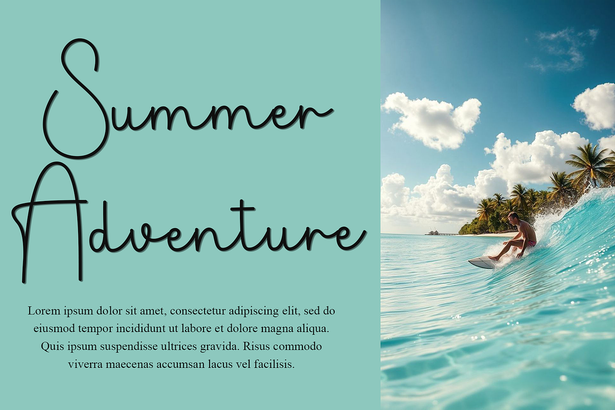 Sunblind, a Handwritten Font by FreshTypeINK (Photo 4 of 8)