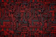 Circuit board seamless patterns set, a Pattern Graphic by mnke art studio (Thumbnail 5 of 5)