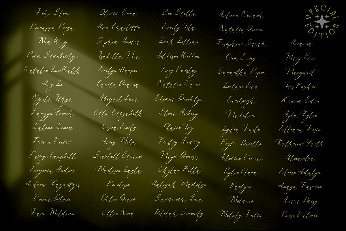 Robinson Yilow, a Script Font by mahstudios (Photo 2 of 8)