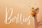 Berllies – Elegant Handwritten Font, a Handwritten Font by BrandSemut (Thumbnail 1 of 11)