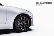 2025 Luxury Sport Sedan Set, an Advertising Mockup by Halal Graphic Studio (Thumbnail 4 of 12)