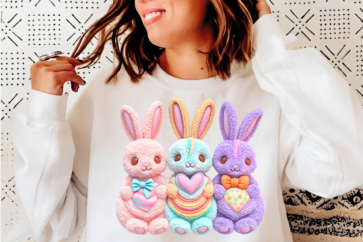 Crochet Latch Hook Easter Bunny PNG, an Illustration by SinaCreation (Photo 3 of 7)