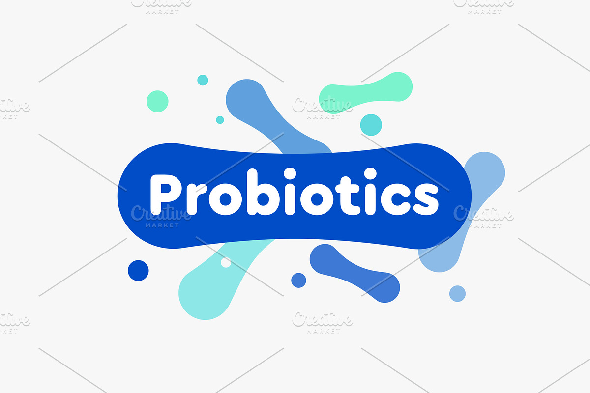 Probiotics Bacteria Vector Logo., a Branding & Logo Template by Bordo
