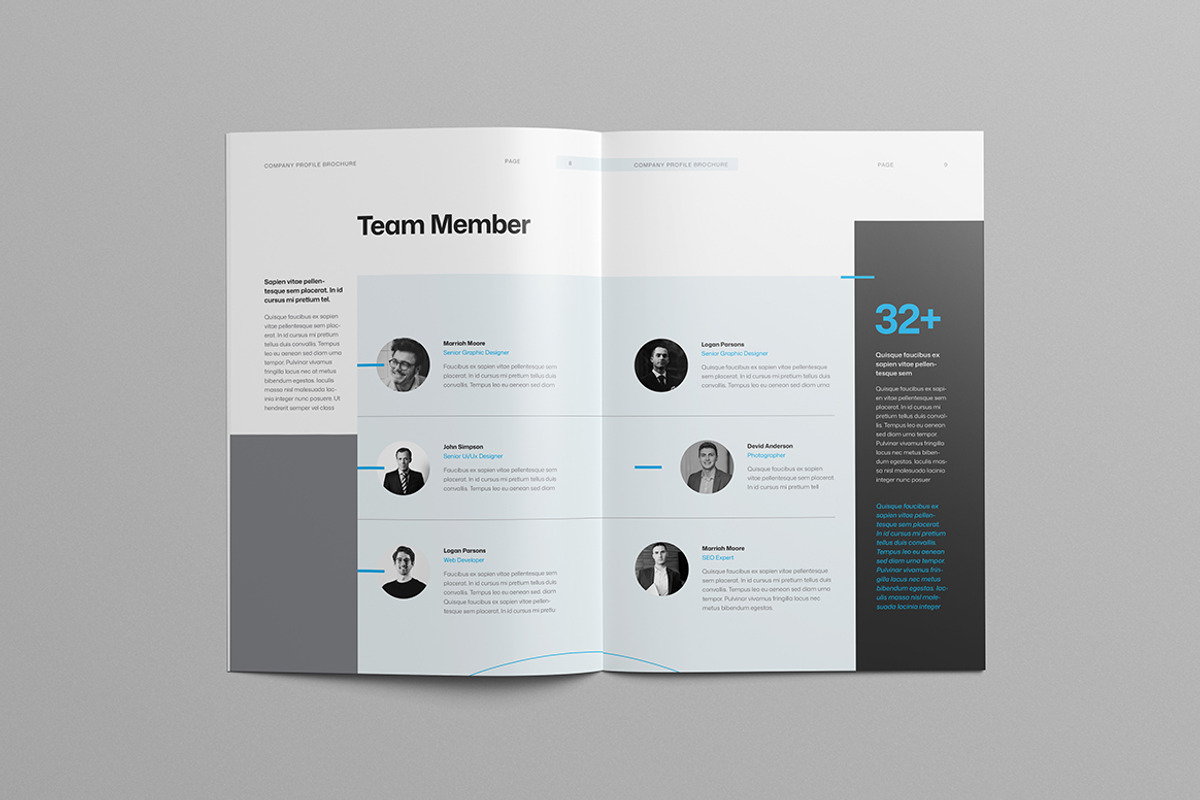 Company Profile | Word & InDesign, a Brochure Template by HiveArts (Photo 5 of 9)