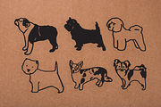 Vintage Dog Doodles Mega Bundle, an Illustration by duka (Thumbnail 9 of 19)