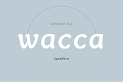 Wacca, a Slab Serif Font by One Fonty Day (Thumbnail 1 of 6)