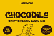 Chocodile - Fun Snack Typeface, a Sans Serif Font by Mockmenot (Thumbnail 1 of 8)