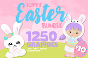 Easter Bunny Bundle – 1250 in 1, an Illustration by PrettyBundles (Thumbnail 1 of 4)