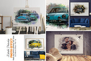 Editable Watercolor Photoshop Effect, an Action Add-On by Photoshop Action (Thumbnail 1 of 17)