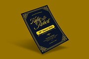 Vintage Wedding Invitation, an Invitation Template by iDoodle Studio (Thumbnail 2 of 4)