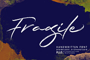 Fragile Script, a Script Font by Dhan Studio (Thumbnail 1 of 5)