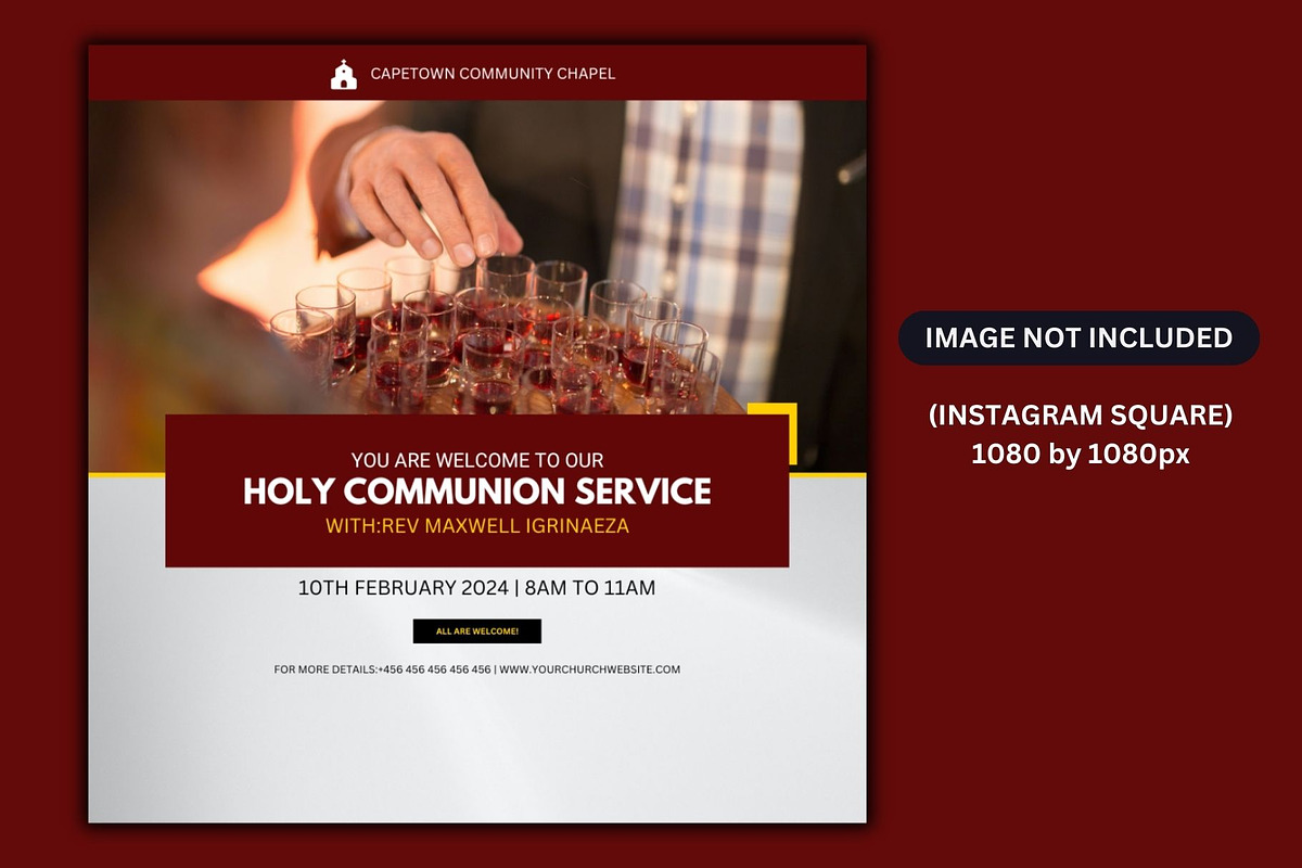 Holy Communion Service Template