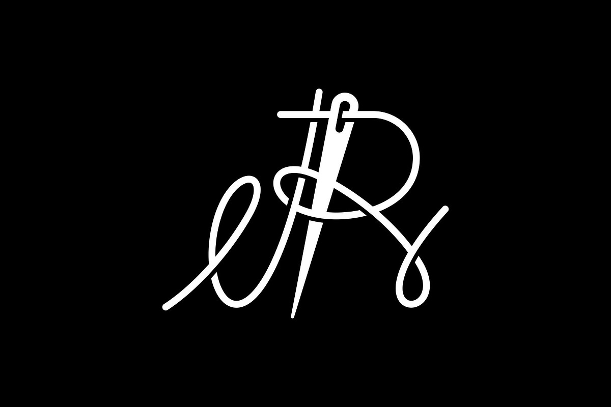 Monogram Letter JR Tailor Logo, a Branding & Logo Template by Buqancreative (Photo 2 of 2)
