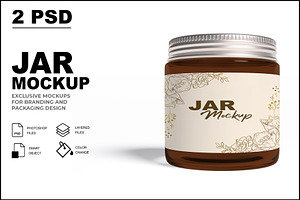 Jar Mockup, a Product Mockup by mockupbuys