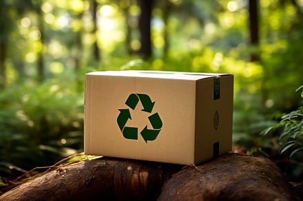 recycled cardboard box, a Background Photo by huertas19