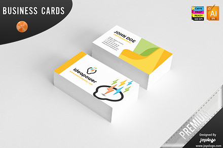 3D Powers Idea Business Cards Design, a Business Card Template by joyologo