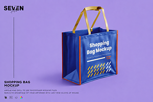 Shopping Bag Mockup Template, a Packaging Mockup by Se٧enStudio