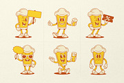 Beer Glass Cartoon Mascot Character, an Illustration by Vasya Kobelev (Thumbnail 5 of 8)