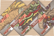 Street fast food collection, a Background Graphic by Quetzal Art (Thumbnail 3 of 7)