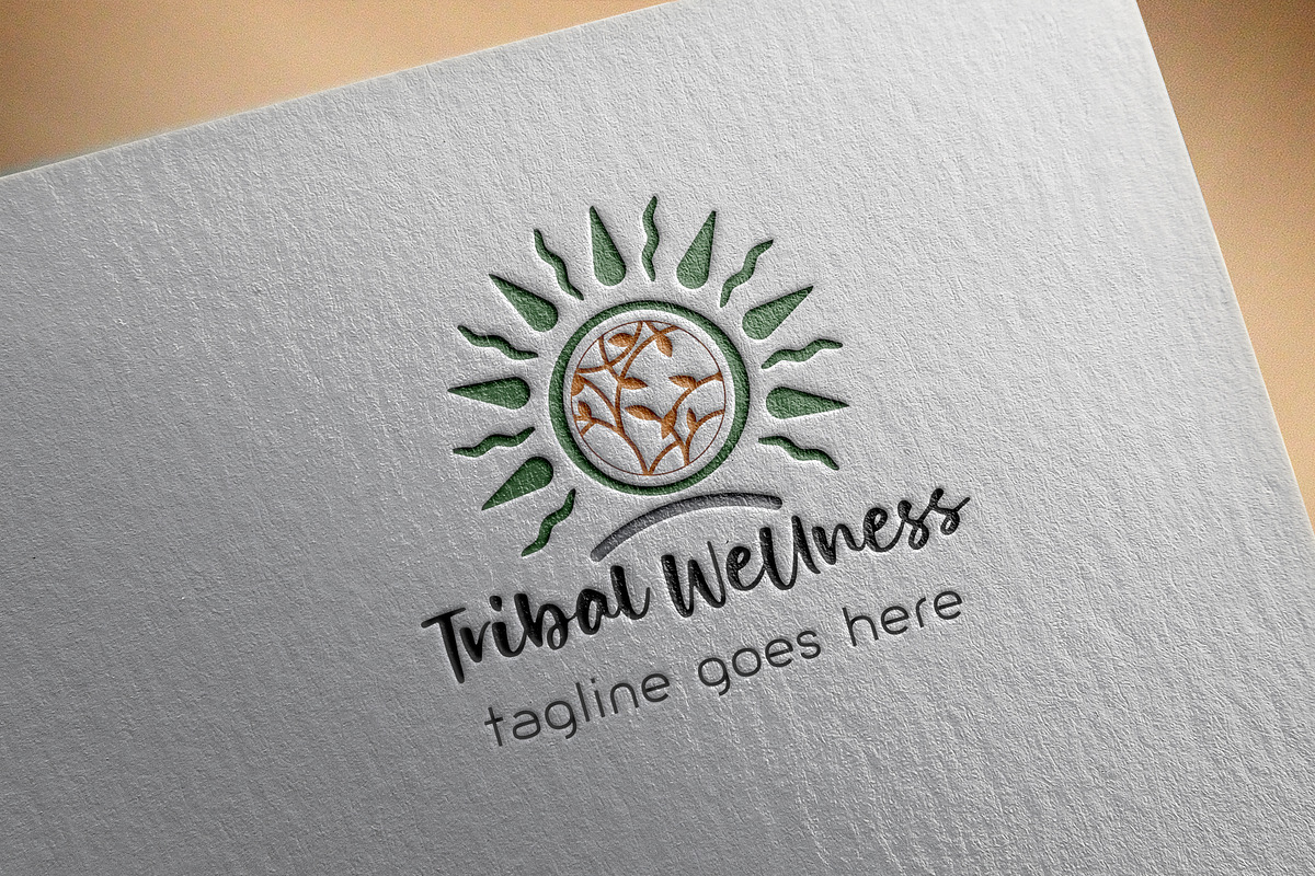 Tribal Wellness Logo Template, a Branding & Logo Template by GladicMonster (Photo 1 of 15)