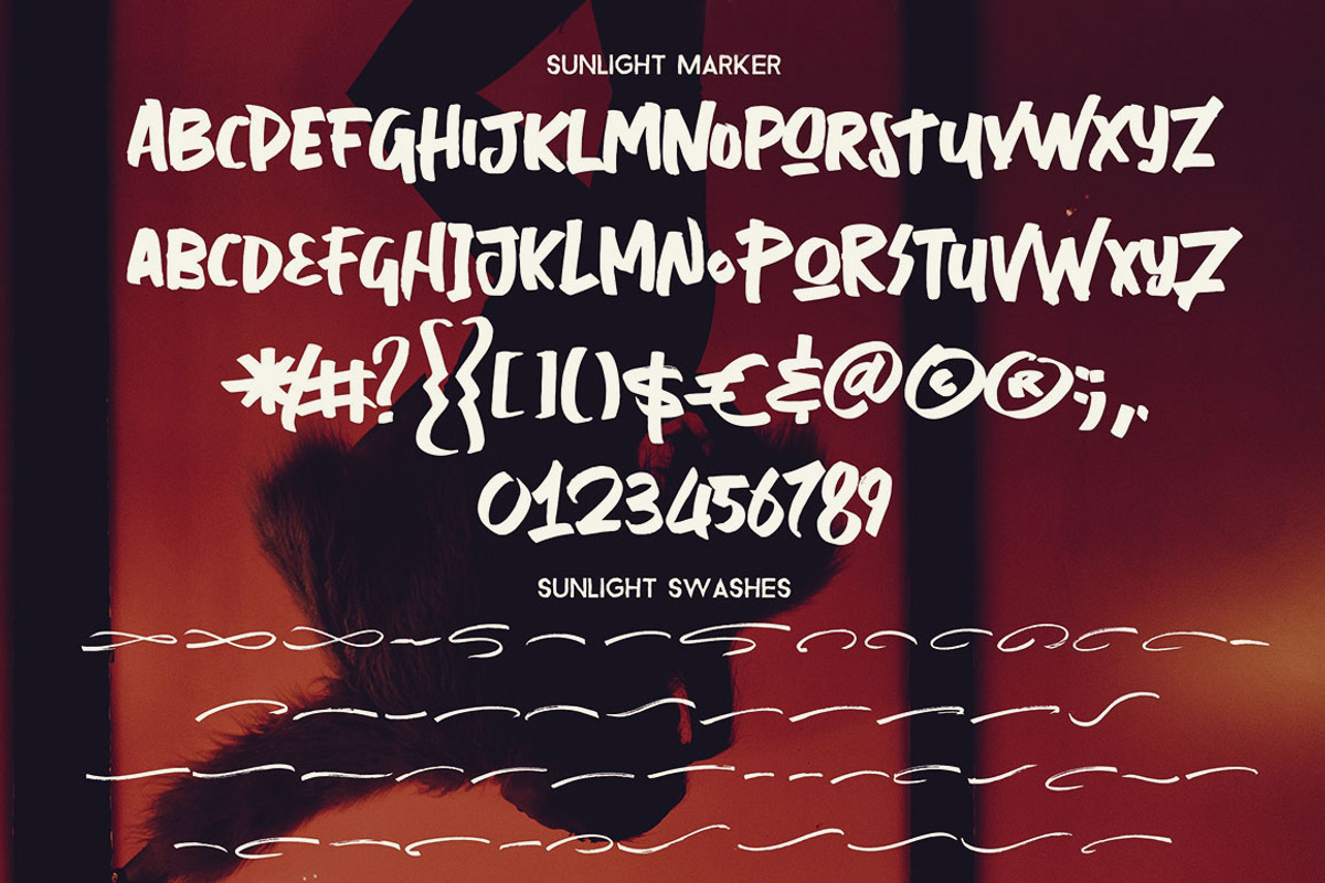 Sunlight - Brush Font Duo preview 3